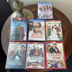 Lot of 7 Hallmark Movies, Brand New Sealed DVDs.